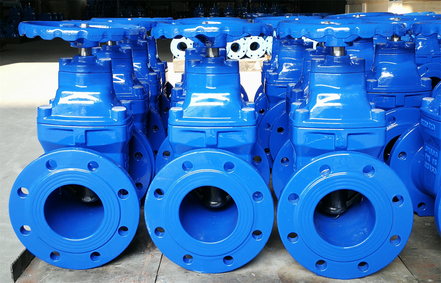 DIN3352-F4 NEW TYPE RESILIENT GATE VALVE